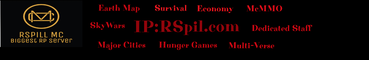 RSpillMC: Earth/Survival/Towny/Jobs/McMMO/Creative/Anarchy