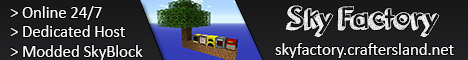 SkyFactory2 by CraftersLand - [Modded SkyBlock | Economy | PvP | Clans | Crates]