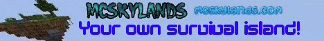 Survival Island Server  MCSkylands