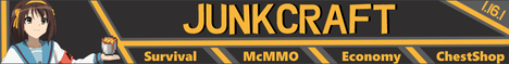 JunkCraft | 1.16.1 | McMMO | Shopkeepers | Economy | Back-pack | Leveling | SpitGot | Discord