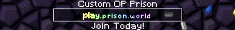 Prison World - Fully Custom OP Prison