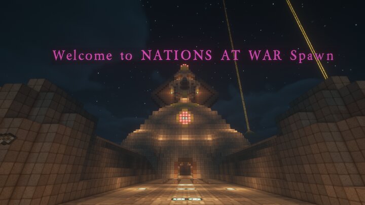 Nations At War! - Geo-Political Earth Map with Guns, Towny & More