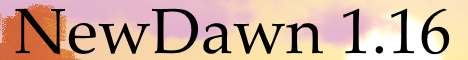 NewDawn Vanilla 1.16