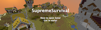 SupremeSurvival [Towny | Classes | Custom Mobs | Economy]