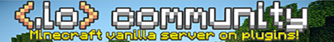 io Community Vanilla SMP Server