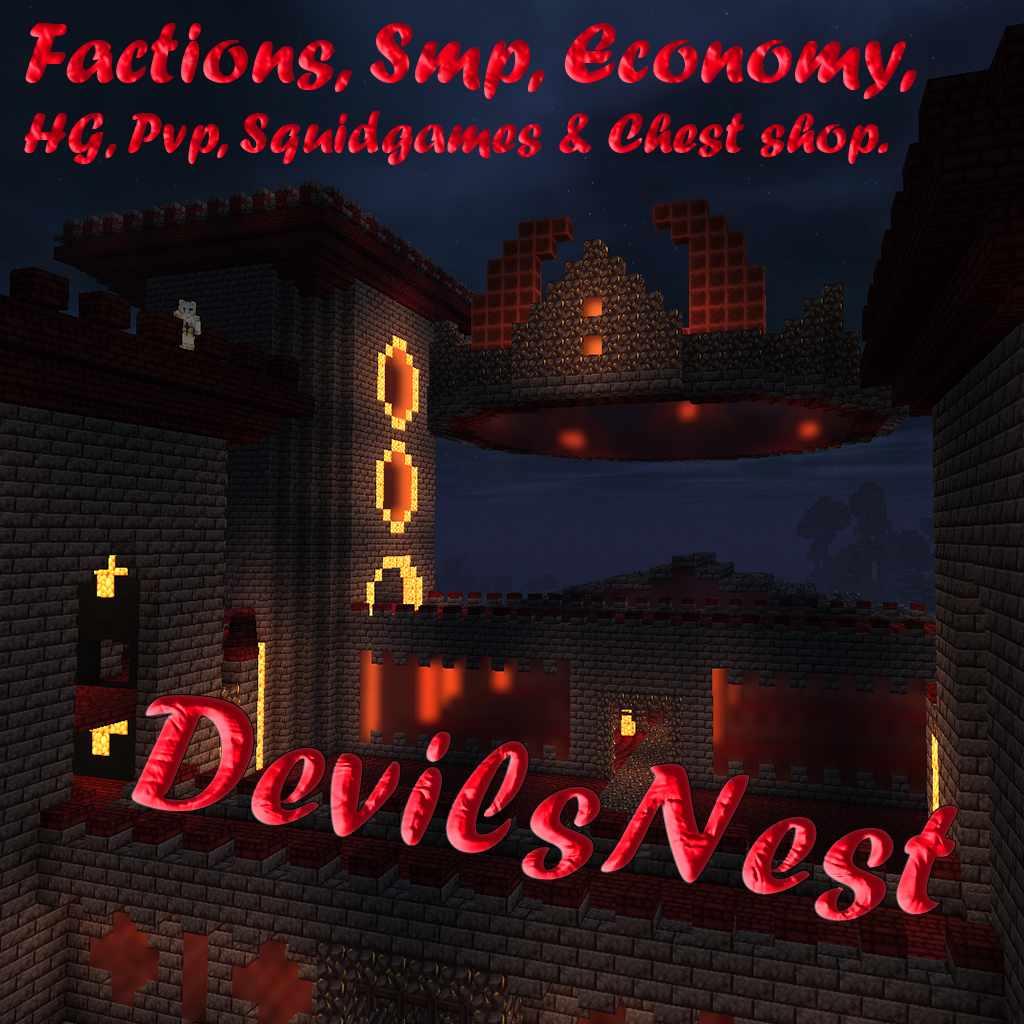 Devil's Nest - Factions, Smp, Pvp, Economy & Chestshop  /w Squid Games Minecraft Server