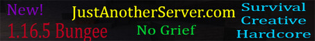 JustAnotherServer.com | Brand New Bungeecord Server 1.16.5