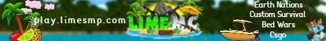 LIME SMP | EARTH NATIONS | SURVIVAL CUSTOM | CUSTOM MOBS | GUNS | CARS | MOVECRAFT