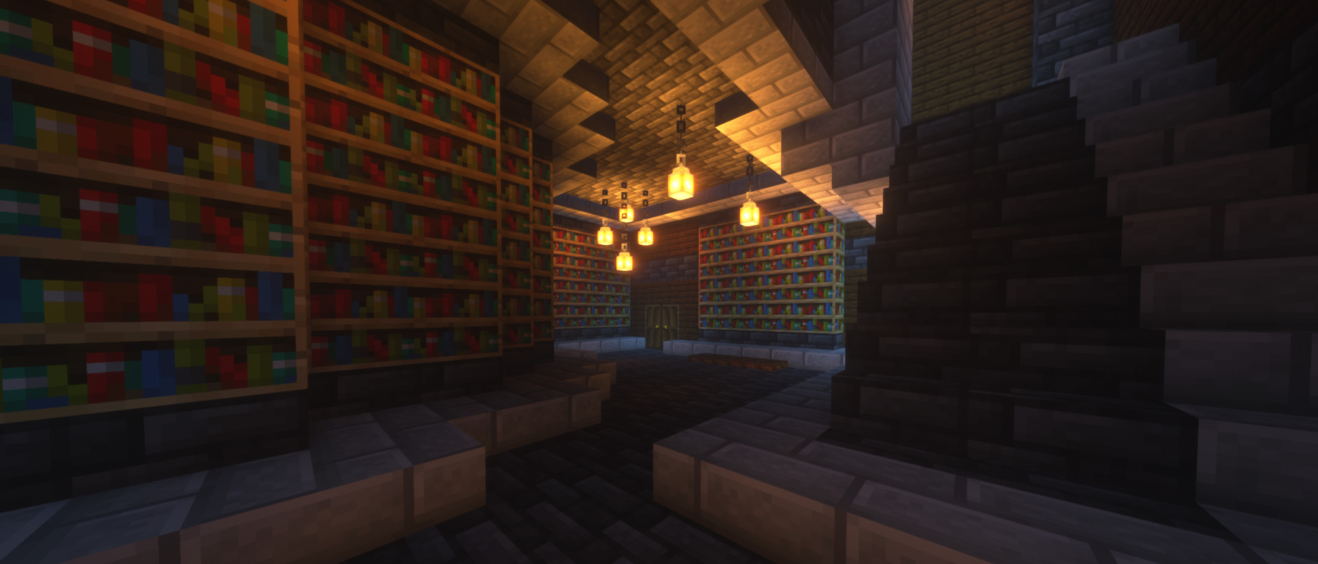 The Minecraft Library of Babel: A working version of the Library of Babel created in Minecraft. Minecraft Server