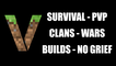 Vict Unlimited [Early-Access] - Survival - PvP - Clans - Building - No Griefing - Wars