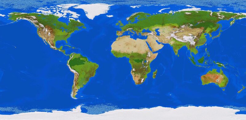 EarthHavens | Towny Survival | Geopolitical Earth | 1:1000 Custom Earth Map | 1.19.2 Java