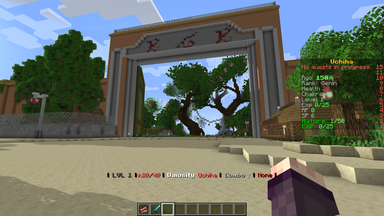 Naruto Daikage | A SMP experience based on Naruto with Jutsu and more. Minecraft Server
