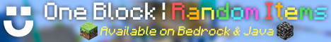 One Block Random Item Server