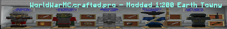 WorldWarMC Modded 1 200 Earth Towny